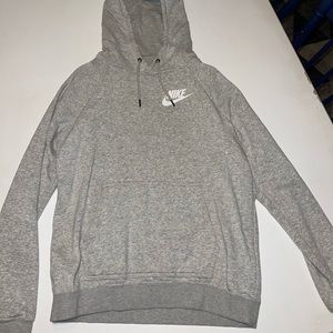Cozy grey Nike hoodie